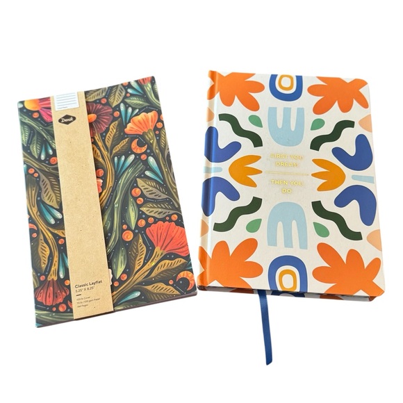 Pen+Gear Journal First You Dream, Then You Do” & Denik Nightsky Floral  Journal - Picture 1 of 4